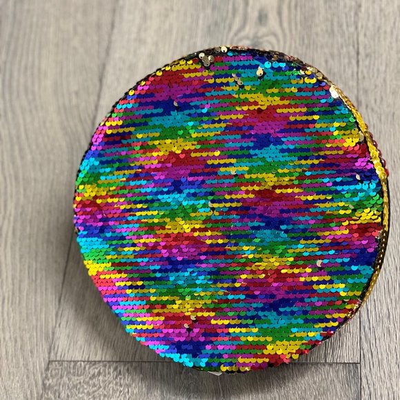 RAINBOW PRIDE SEQUIN CAPTAIN HAT - NWT! - Picture 7 of 15